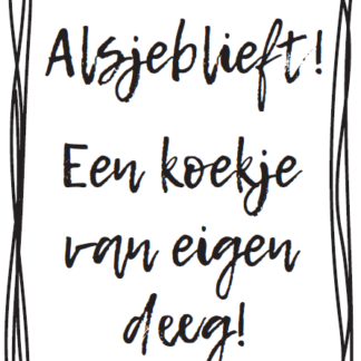 Persoonlijke wenskaart